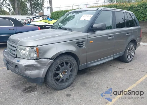 2008 Land Rover Range Rover Sport Hse из США, поврежденный, VIN SALSK25418A182834